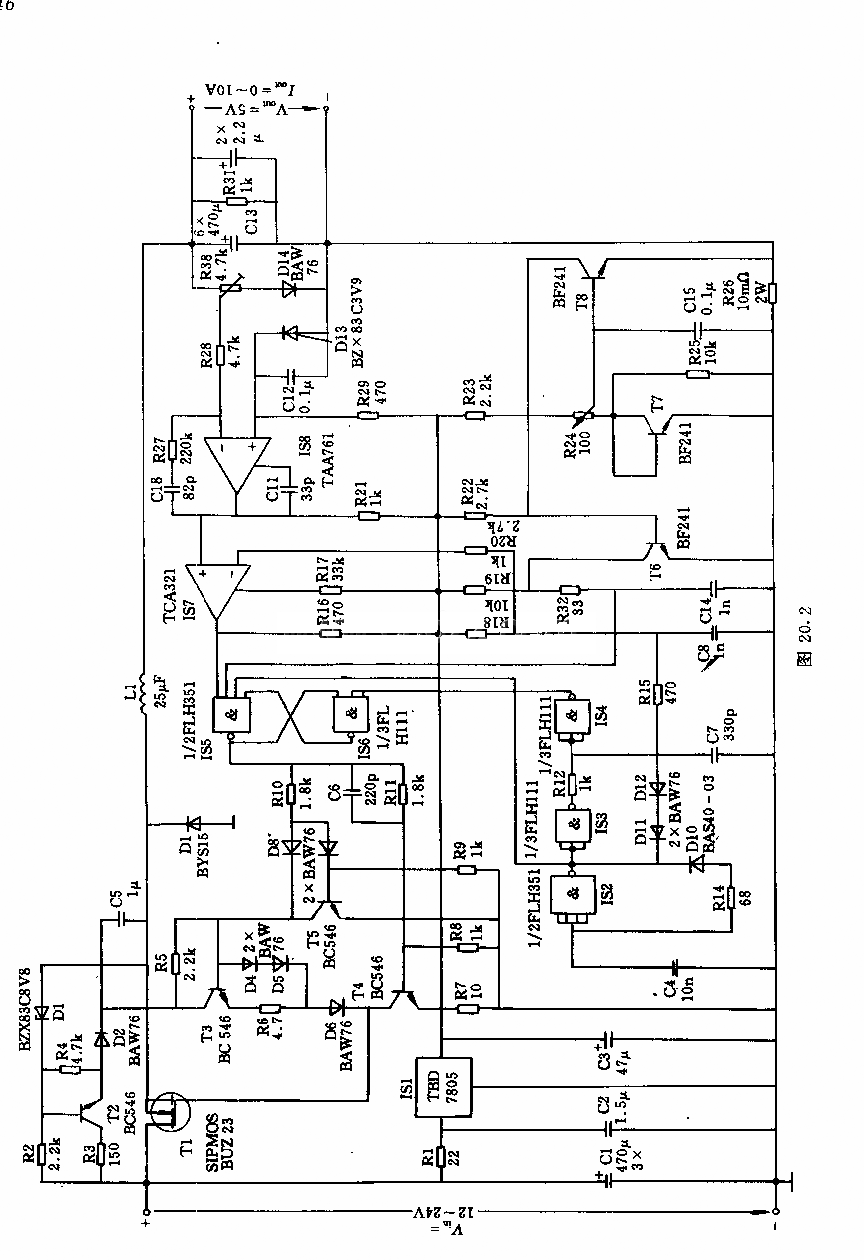 采用SIPMOS晶體管的5V／10A100kh扼流圈交流器