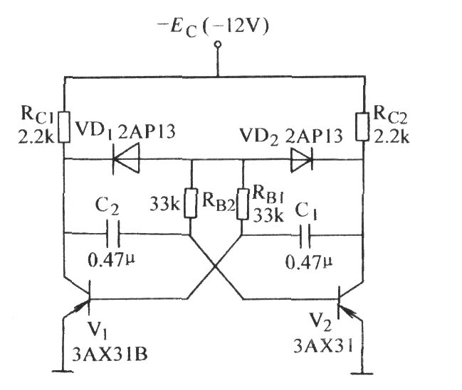 容易起振的無(wú)穩(wěn)態(tài)電路