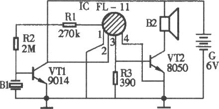 聲控玩具布娃娃電路