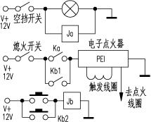 摩托車防盜電路