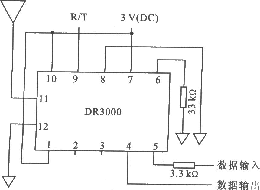 DR3000 00K/ASK 916.50 MHz收發(fā)器模塊