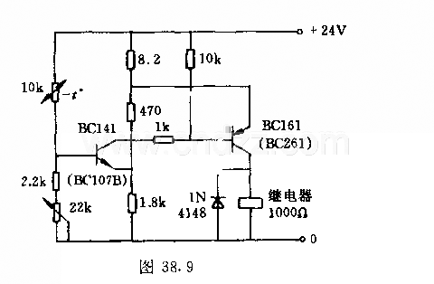 采用互補(bǔ)晶體管的雙位溫度調(diào)節(jié)電路