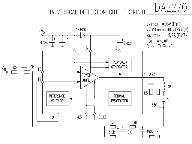 TDA2270功放電路