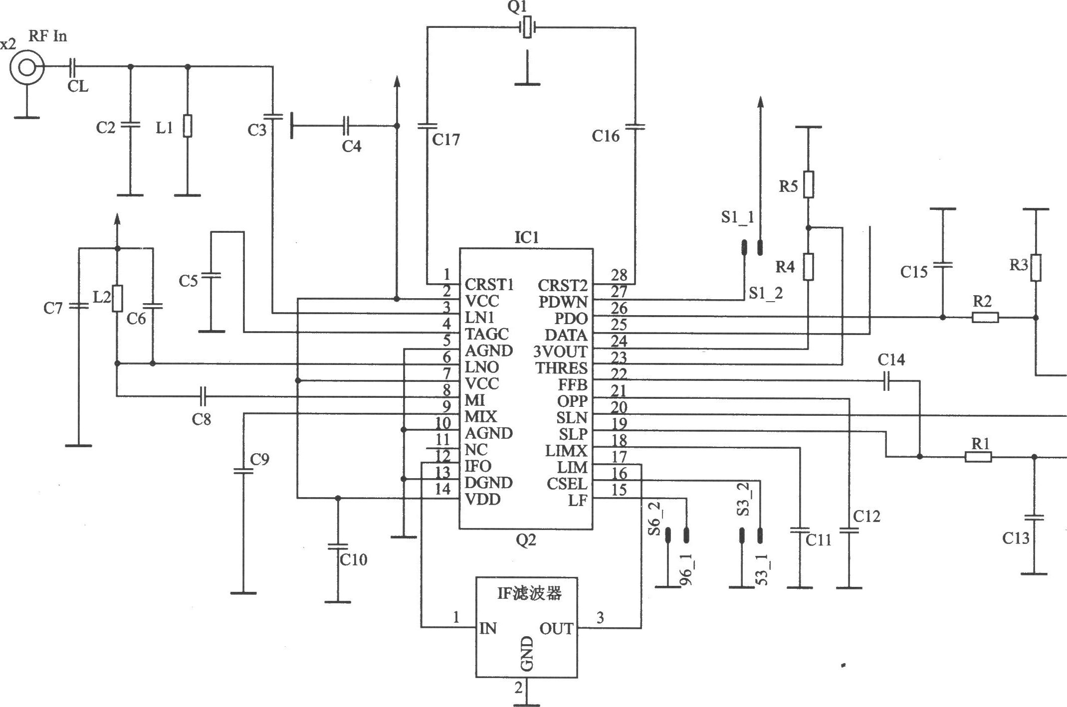 TDA5200 ASK 434/869 MHz接收器