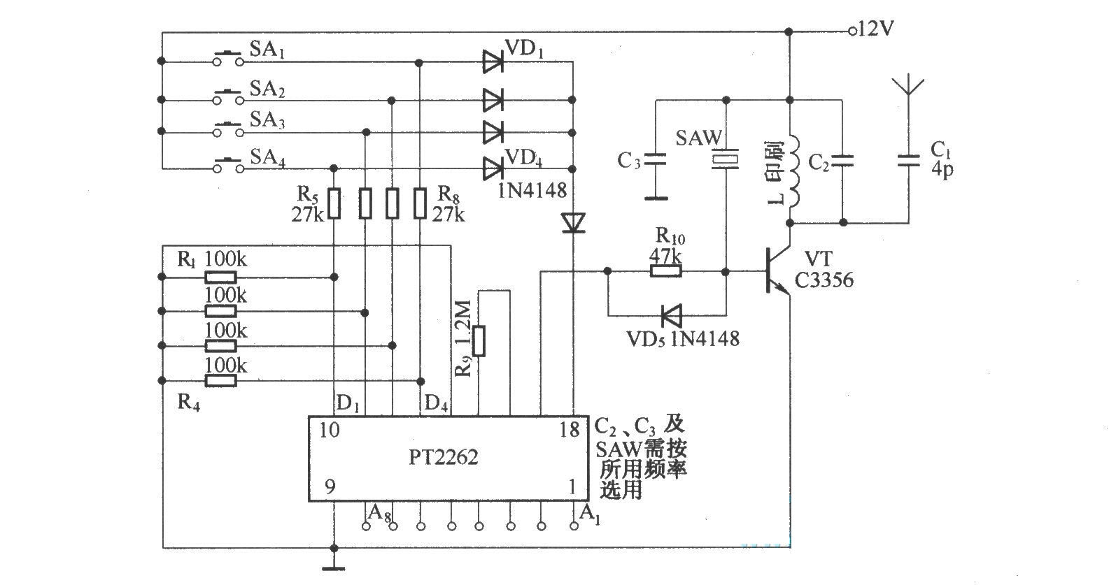 發(fā)射組件SB-100ATX