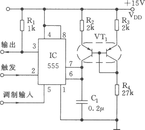 線性脈寬調制器電路(555)