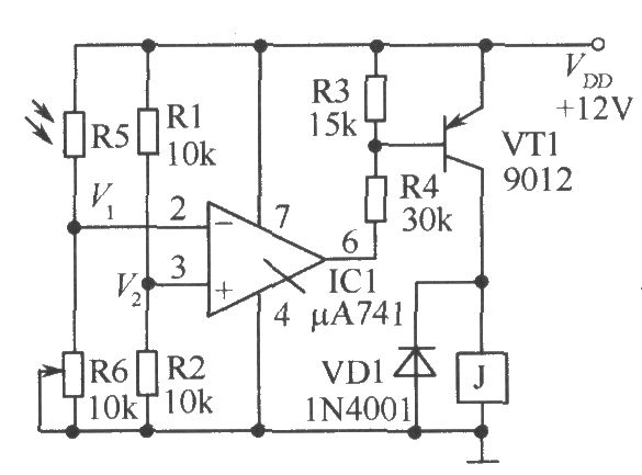 一種精密光亮光控電路