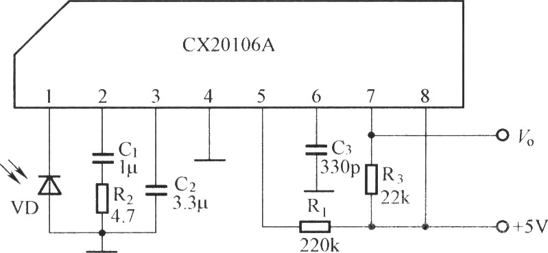 CX20106A的應(yīng)用電路圖