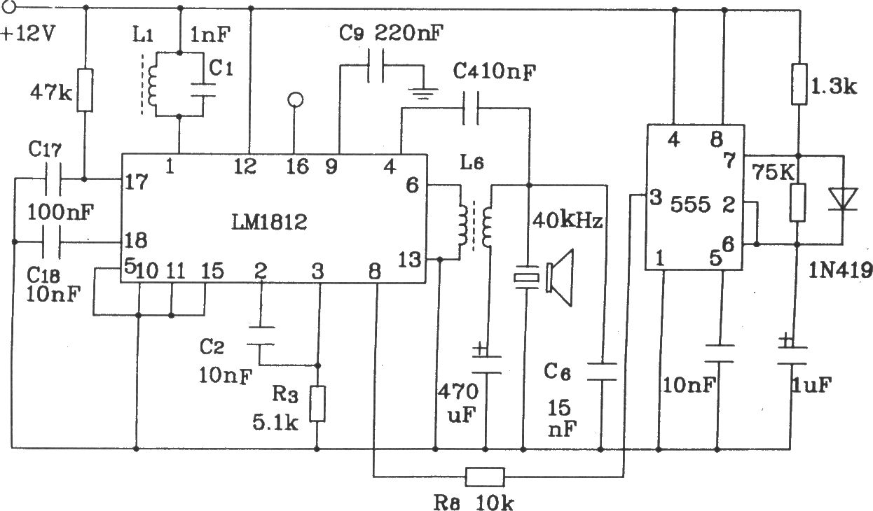 LMl812構(gòu)成0～6m測(cè)距電路