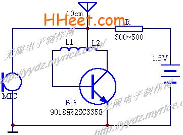 超級(jí)簡(jiǎn)單的調(diào)頻發(fā)射電路