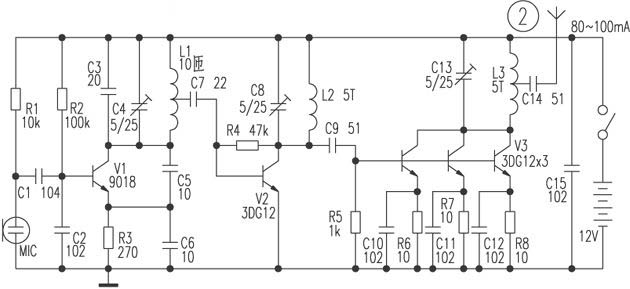 FM發(fā)射器電路——全集
