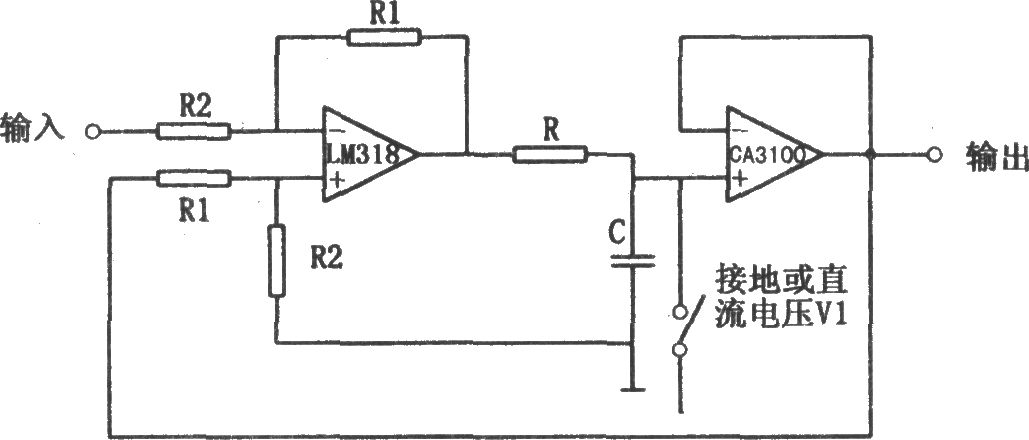 擴(kuò)大了定時(shí)范圍的積分器(LM318)