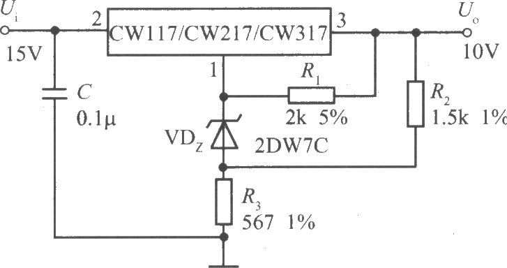 CW117／CW217／CW317高精度、高稳定性的 10V集成稳压器