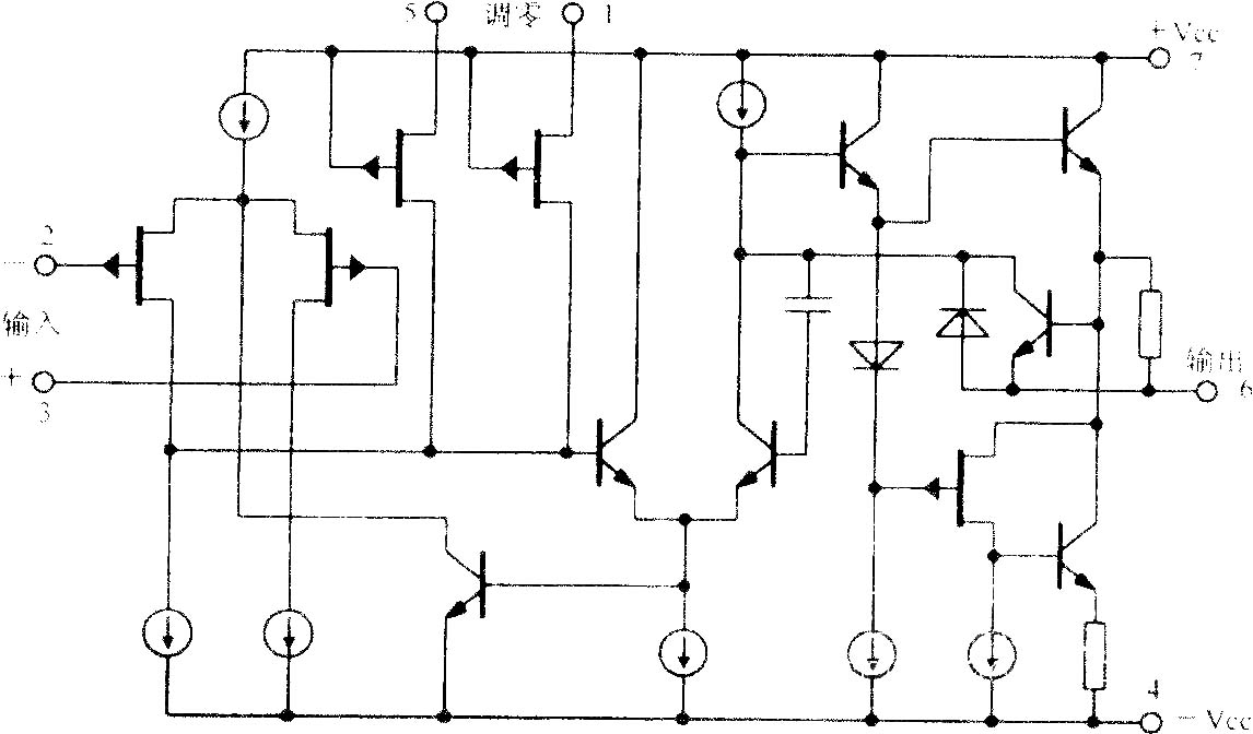 寬帶Difet運算放大電路OPA606