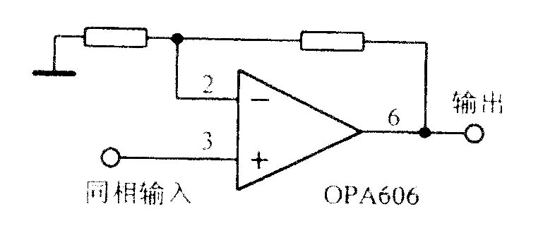 宽带Difet运算放大电路OPA606