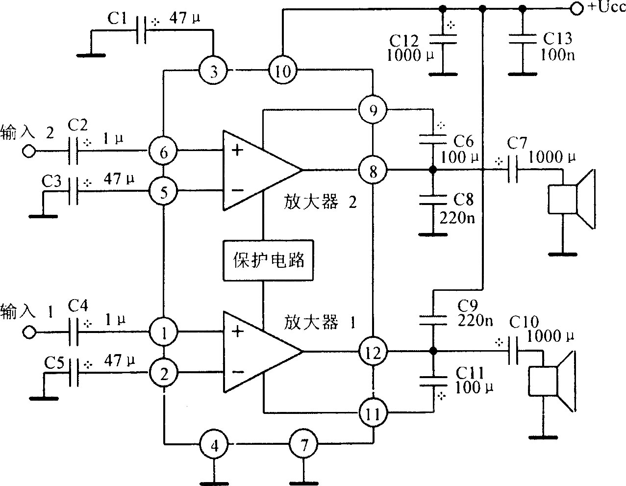 TA7240AP应用电路