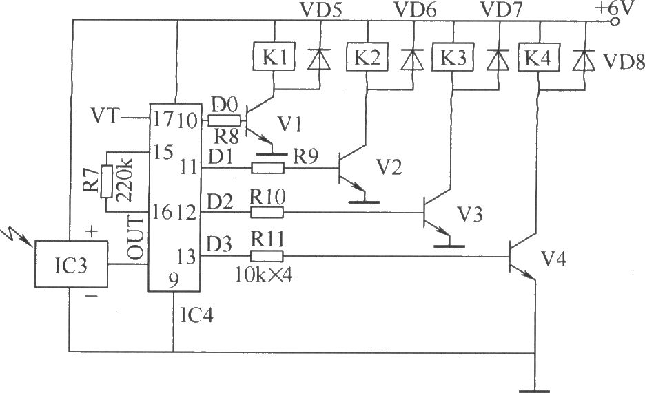 無(wú)線遙控開關(guān)電路(二)