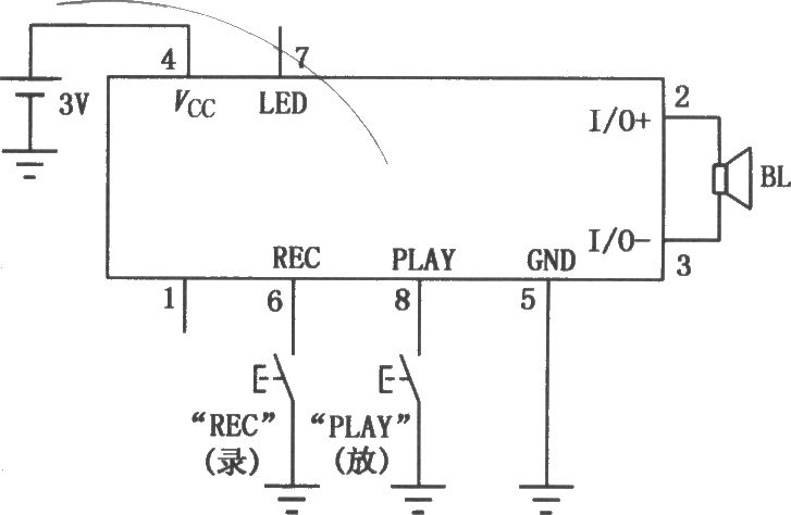 PT-8820“傻瓜”型錄放語音集成電路