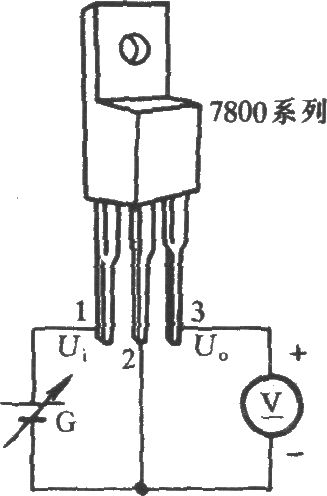 三端穩(wěn)壓集成電路工作性能測試電路