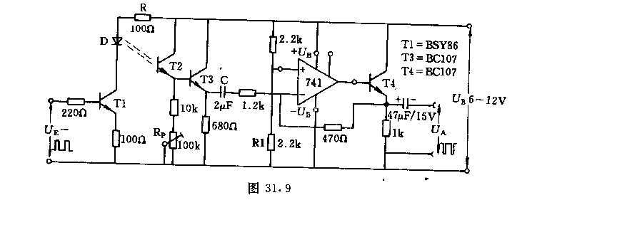 脈沖控制光柵電路