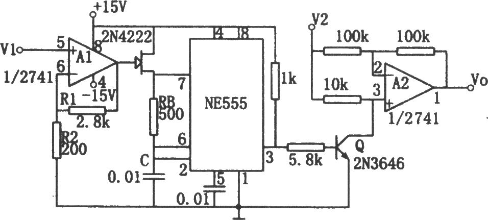 用NE555構(gòu)成的除法電路