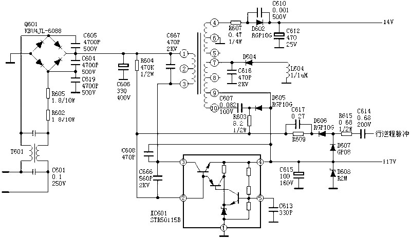 SONY KV2184電源