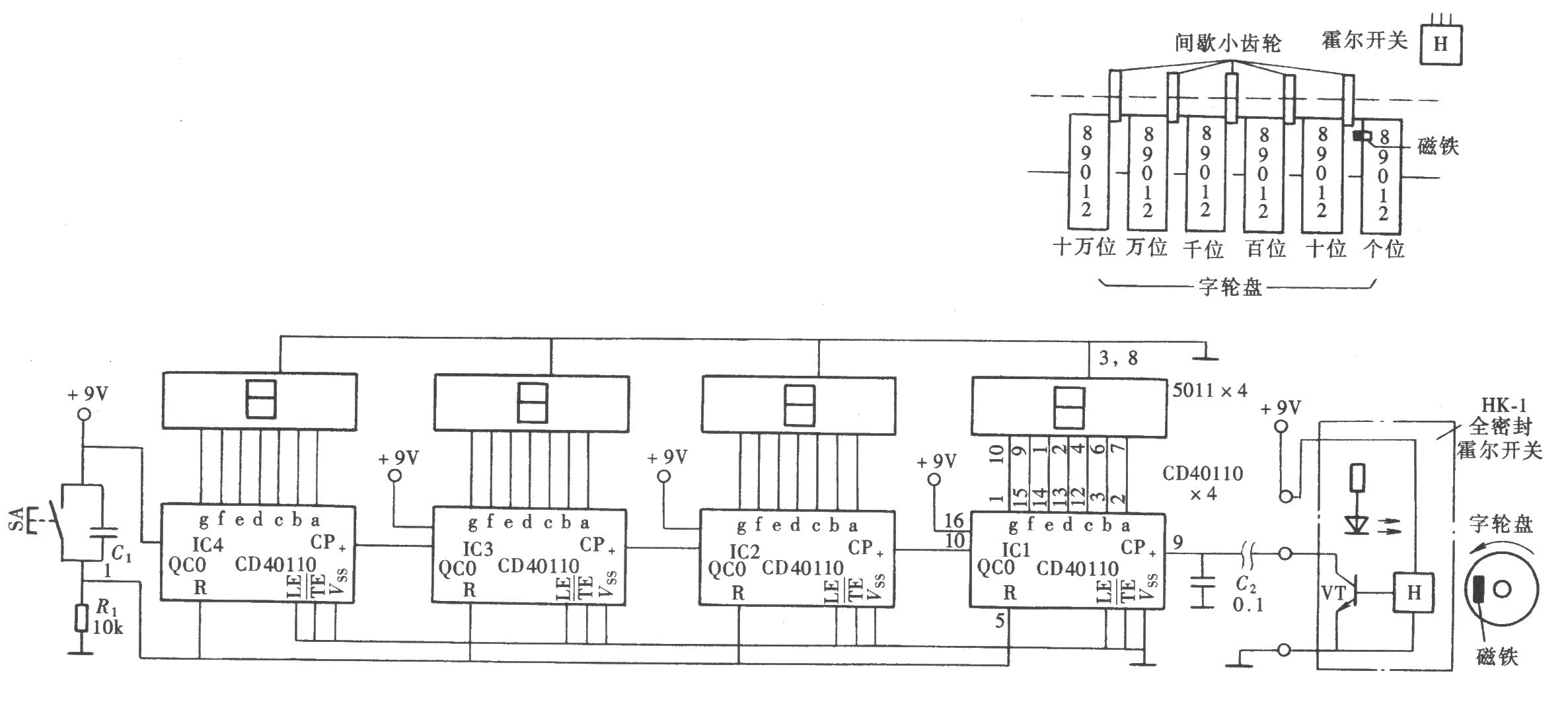 煤气表户外显示器(CD40110)