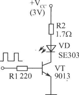 單只紅外發(fā)光二極管的驅(qū)動電路