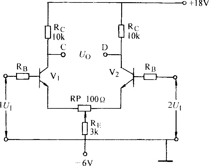 雙端對(duì)稱輸入差動(dòng)放大器電路