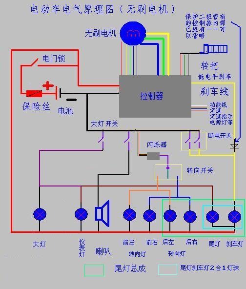 新增電動自行車電原理圖