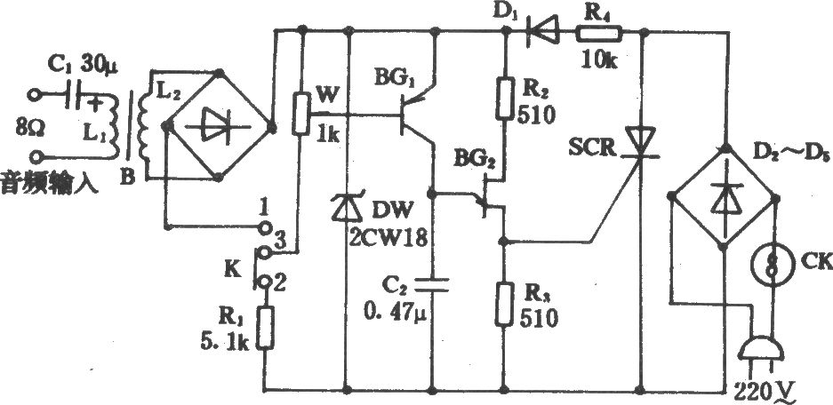 電風扇模擬自然風電路(十五)