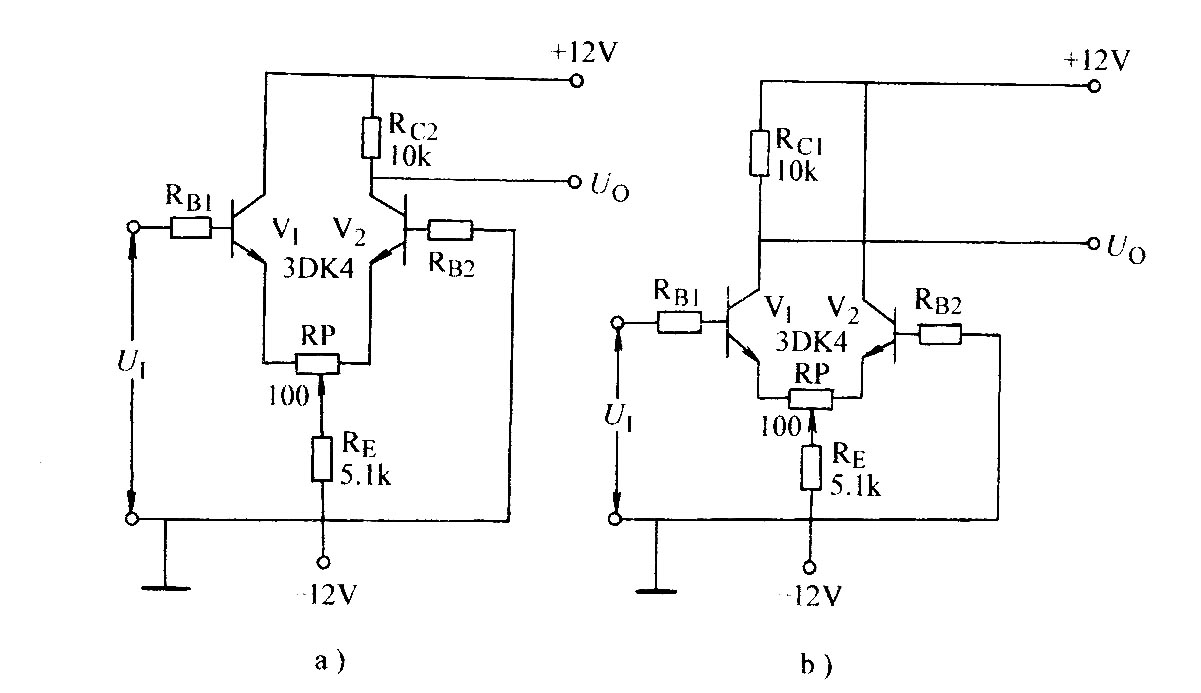 單端輸出差動(dòng)放大器電路