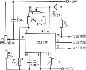 20kHz～20kHz可變音頻振蕩器