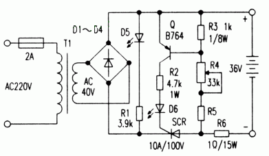 電動車簡易充電器電路圖