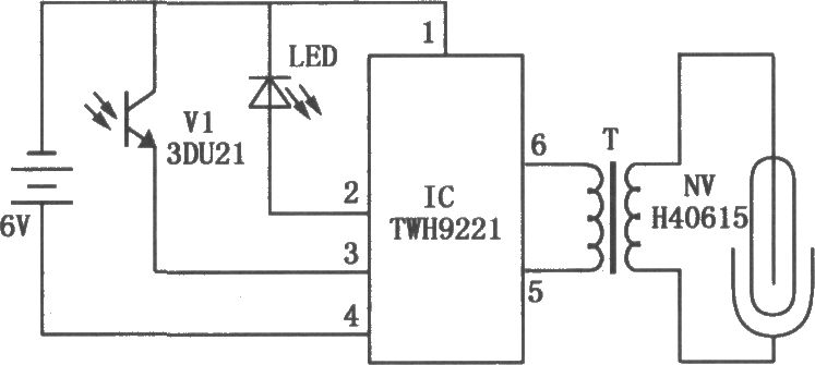 TWH9211构成的冰箱电子除臭电路