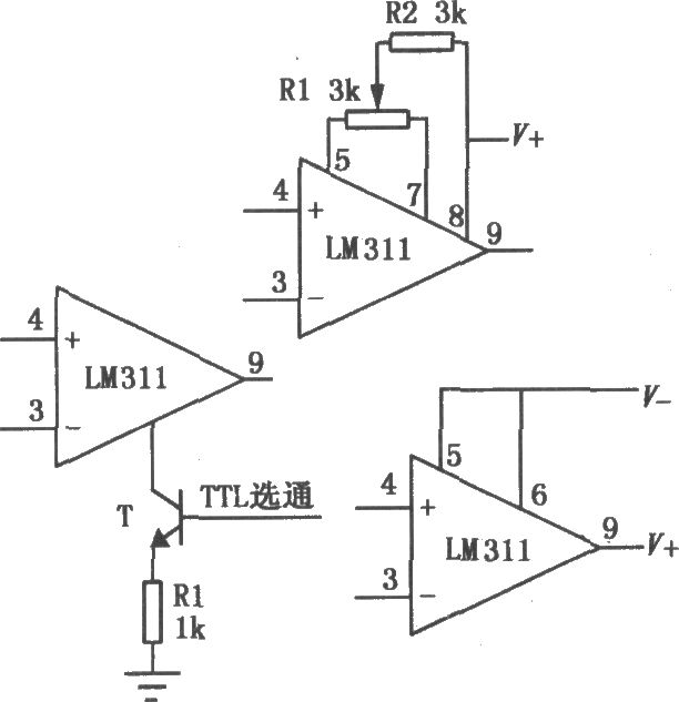 LM111／211／311单电压比较器