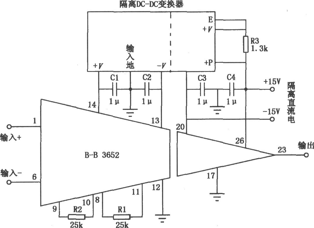 Burr-Brown 3652隔离放大器