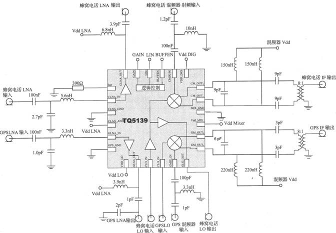 基于TQ5139的A—GPS接收機(jī)-F變頻器電路