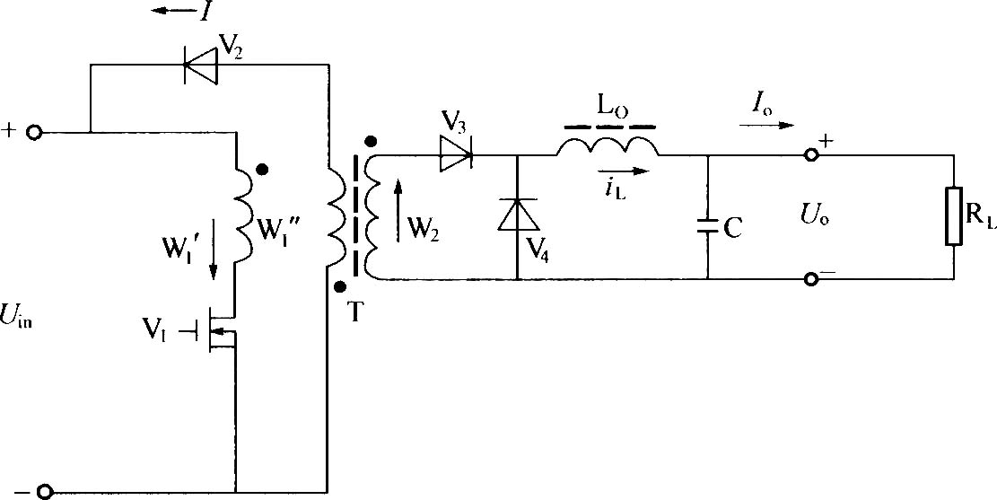 單端正激式變換器電原理圖