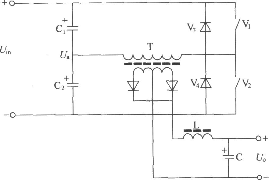 半橋式變換器電原理圖