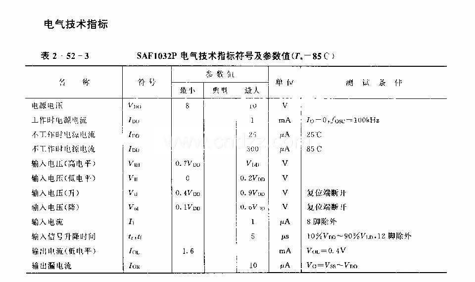 SAFl032F (電視機(jī)、音響設(shè)備和工控設(shè)備)紅外線遙控接收譯碼電路