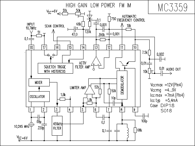 MC3359接收電路