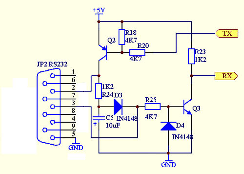 利用PC的RS232口控制LED灯