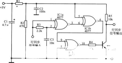 VGA同步信号自动振荡器