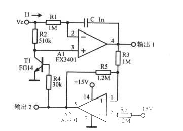 電流型運(yùn)放組成的壓控振蕩器