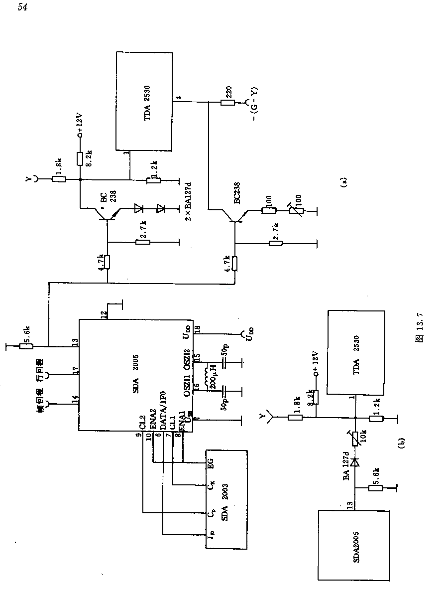 采用頻率合成器的標(biāo)準(zhǔn)圖象發(fā)生器電路