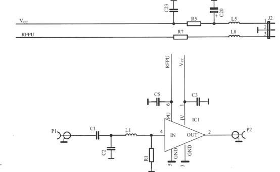 ATR01610典型應(yīng)用電路（基于ATR0610的GPS接收機(jī)低噪聲放大電路）