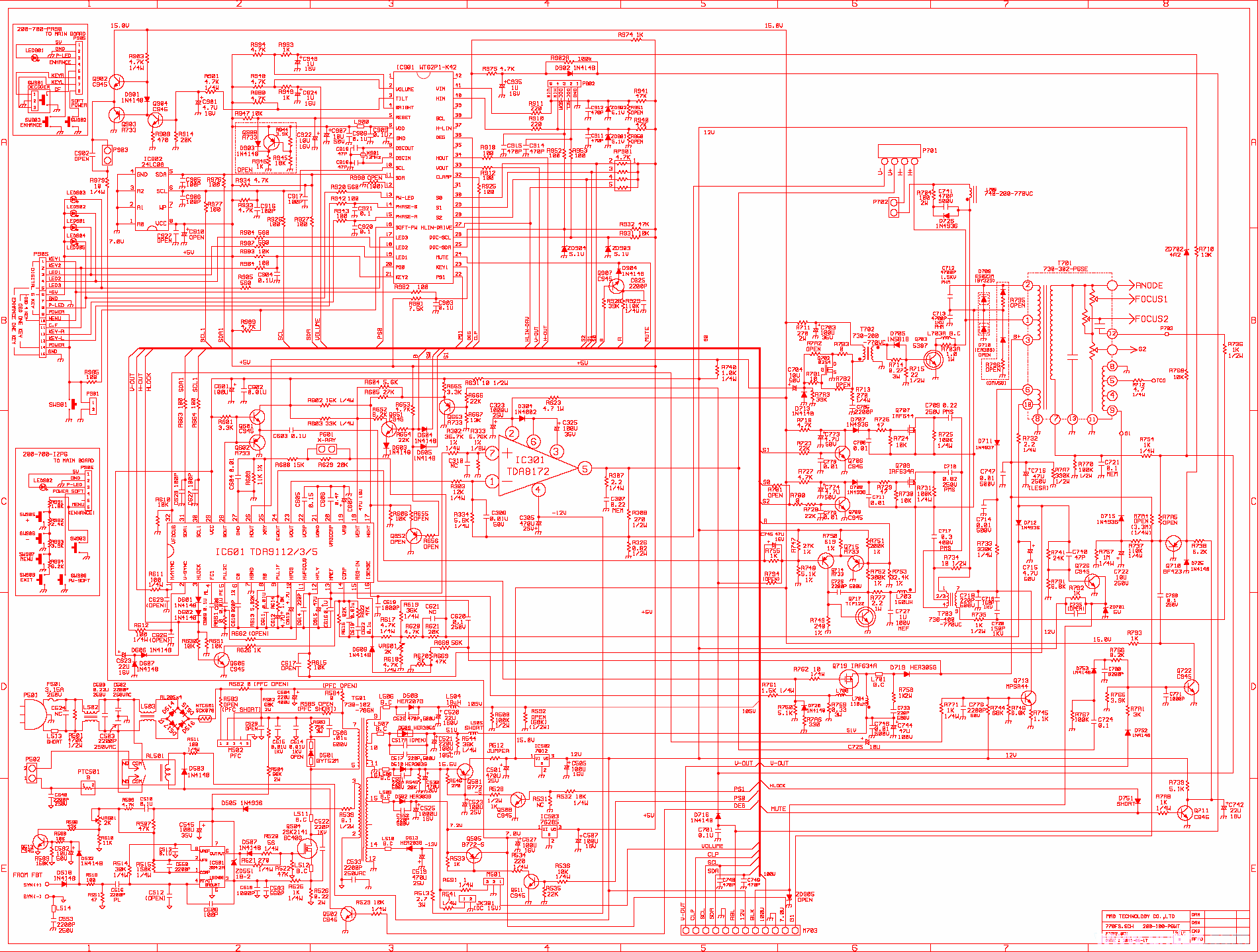 770FS顯示器圖紙