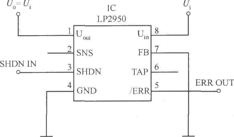 MIC2951構(gòu)成的具有寬輸入電壓范圍的限流器電路