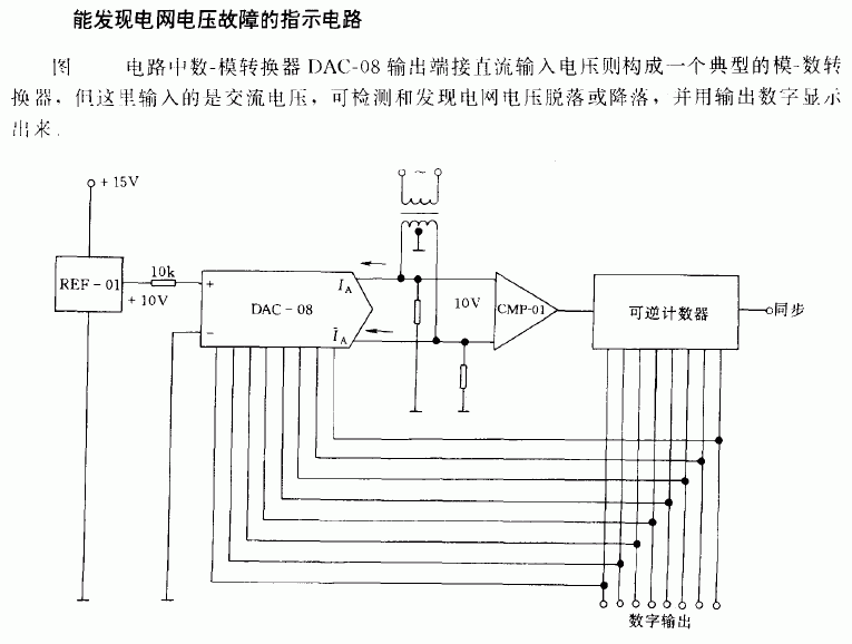 電網(wǎng)電壓故障保護(hù)指示電路